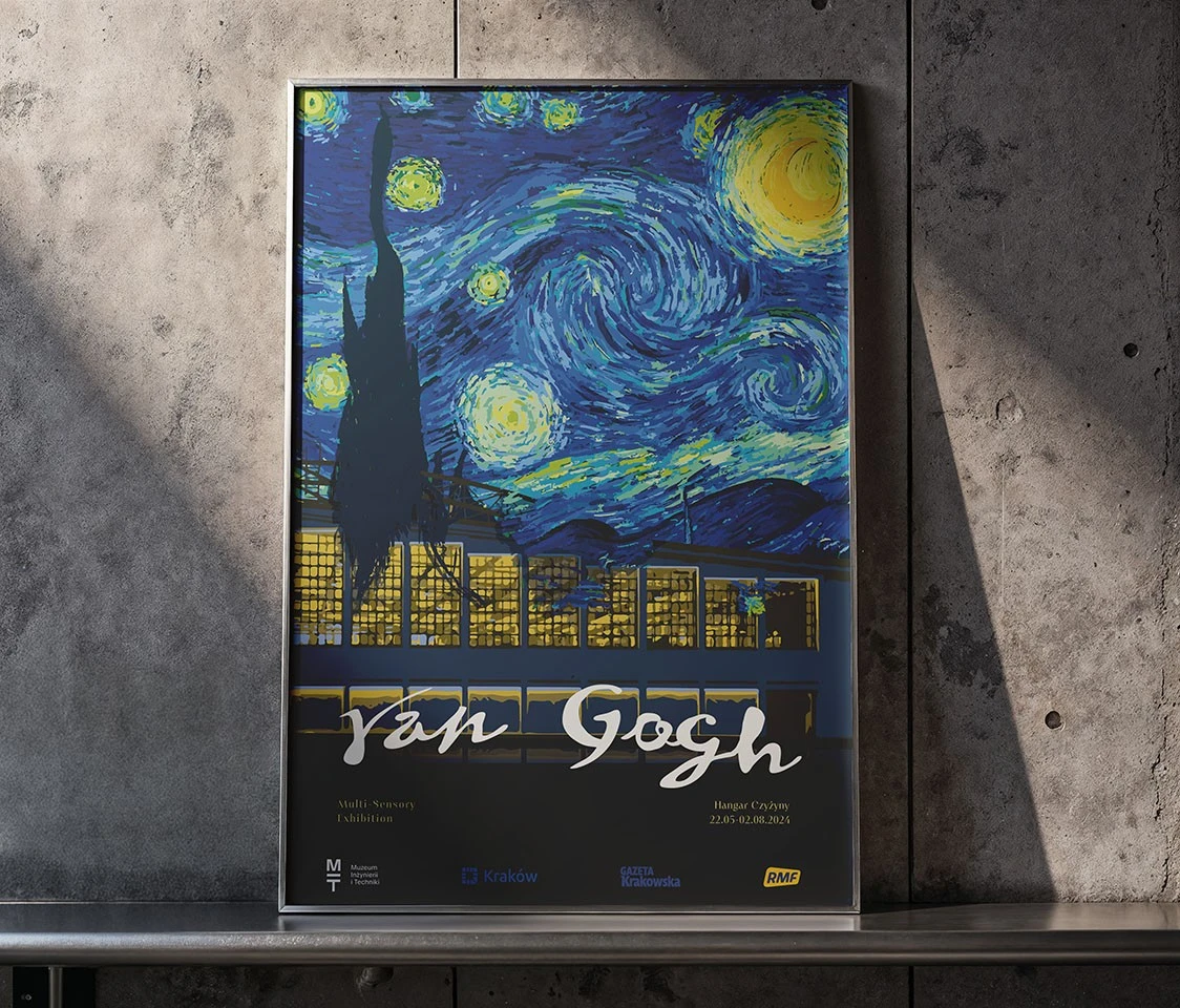 Vincent van Gogh — plakat — prezentacja projektu, 1